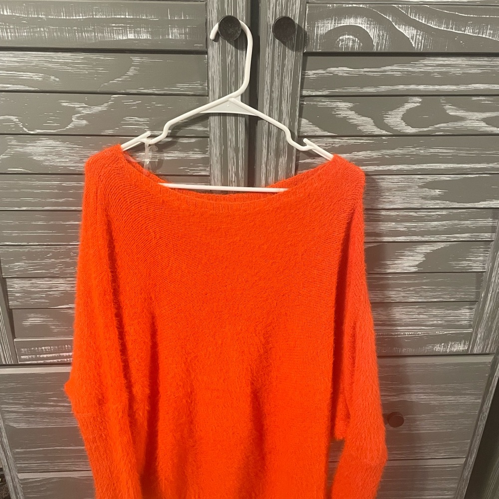 Orange Sweater Dress/Tunic